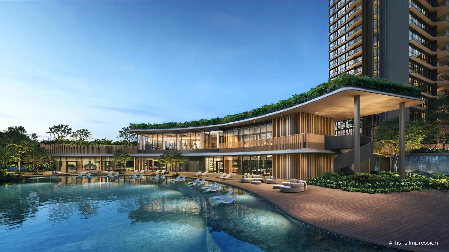 The leisure pool